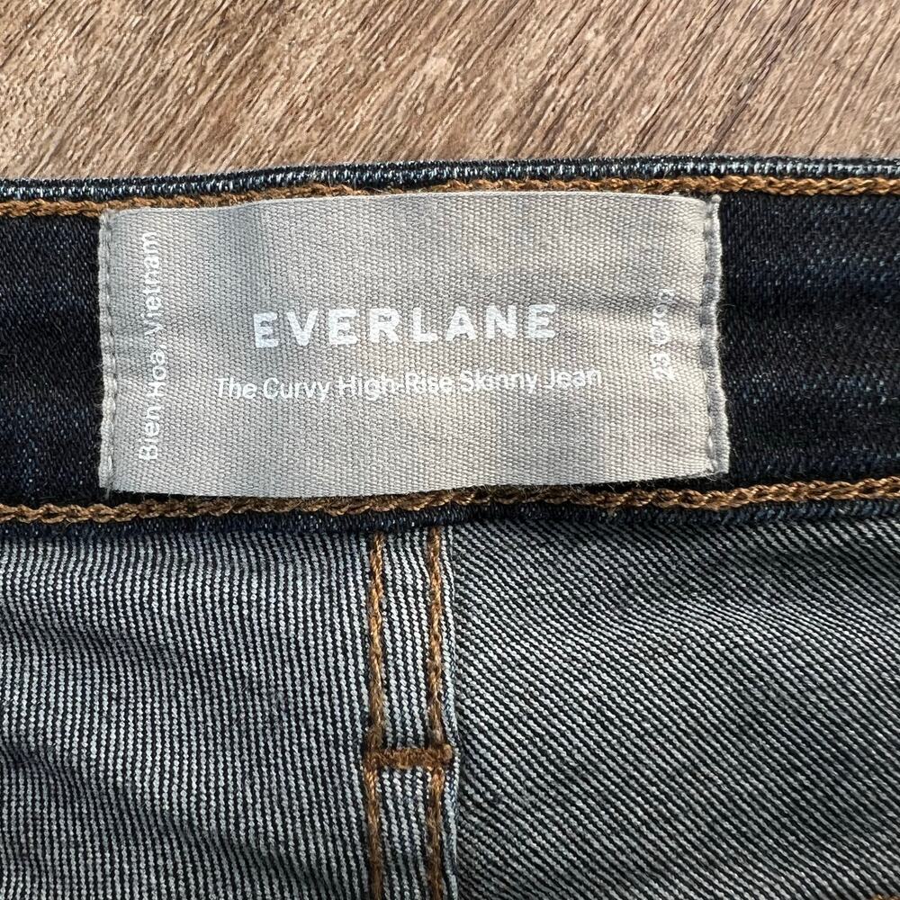 Everlane curvy high-rise skinny crop jeans raw hem - Picture 4 of 6